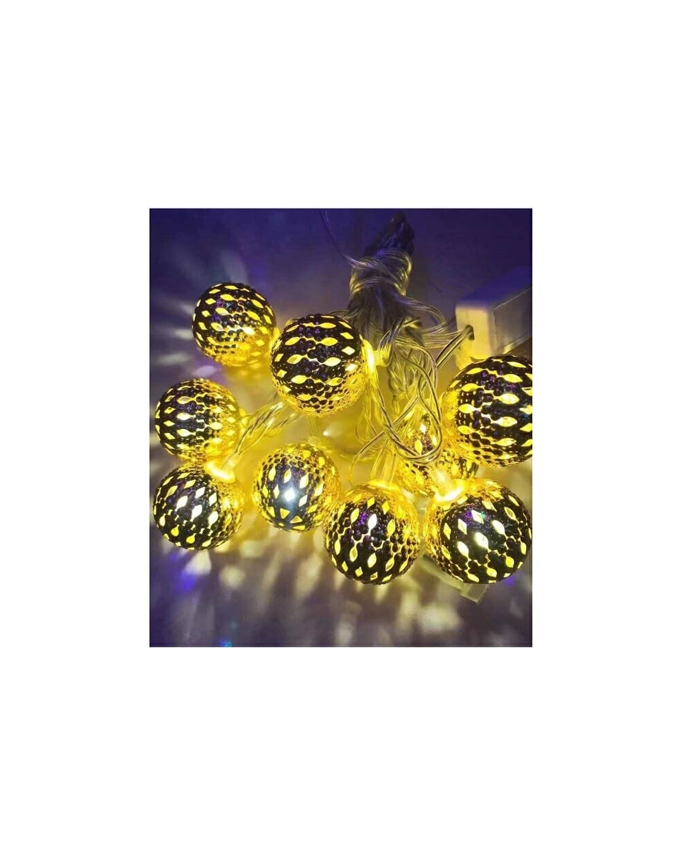 Χριστουγεννιάτικα φώτα μπάλες - 20LED - Warm White