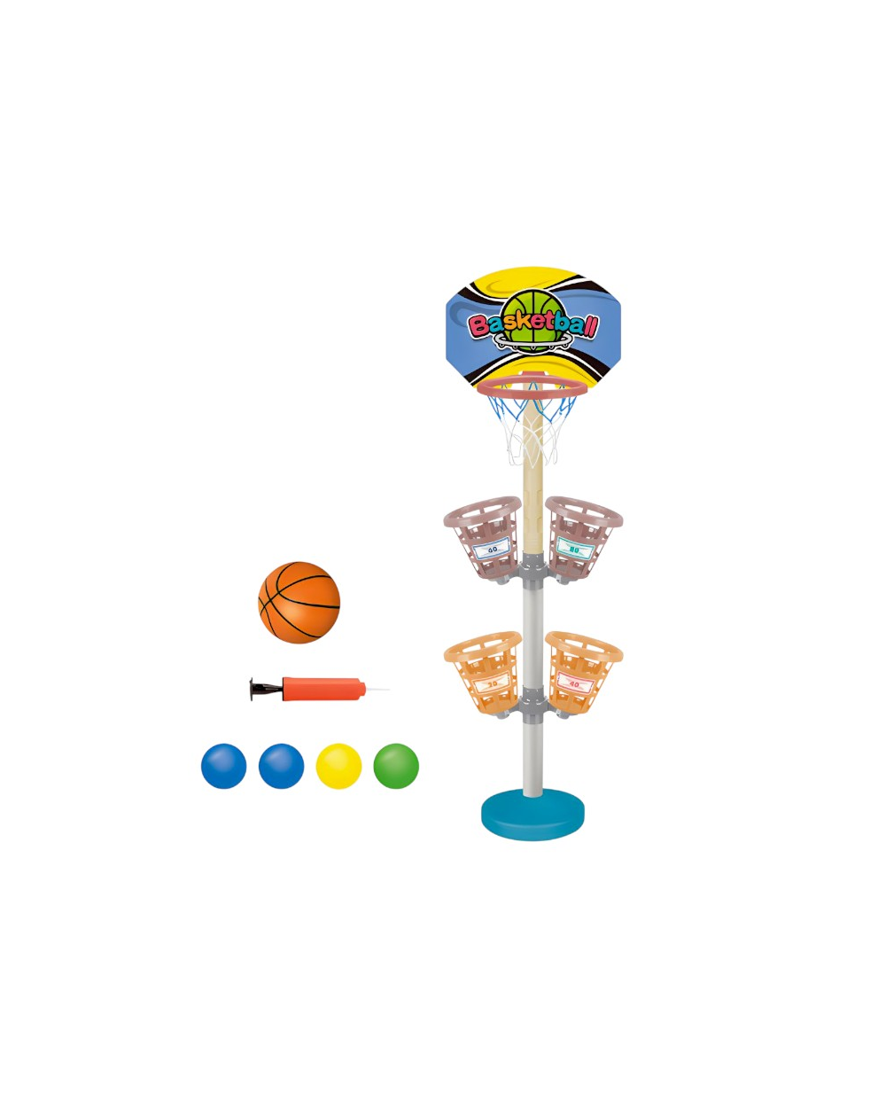 Παιδική επιδαπέδια μπασκέτα - 1.17m - JB5036E