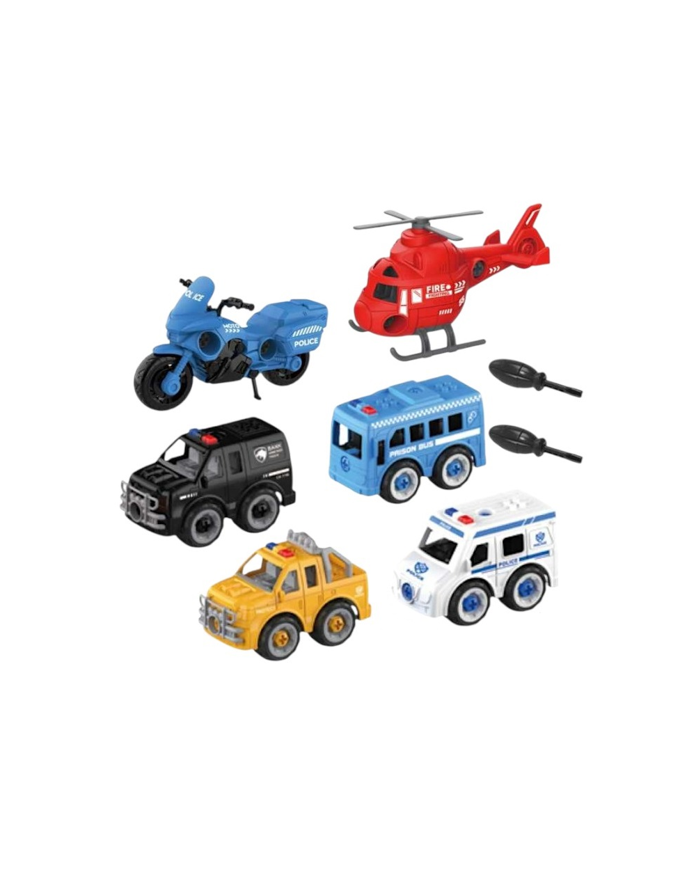 Σετ συναρμολογούμενα οχήματα με αξεσουάρ - CXL900-117E - DIY