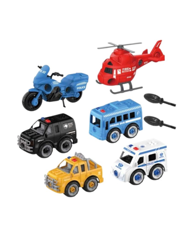 Σετ συναρμολογούμενα οχήματα με αξεσουάρ - CXL900-117E - DIY