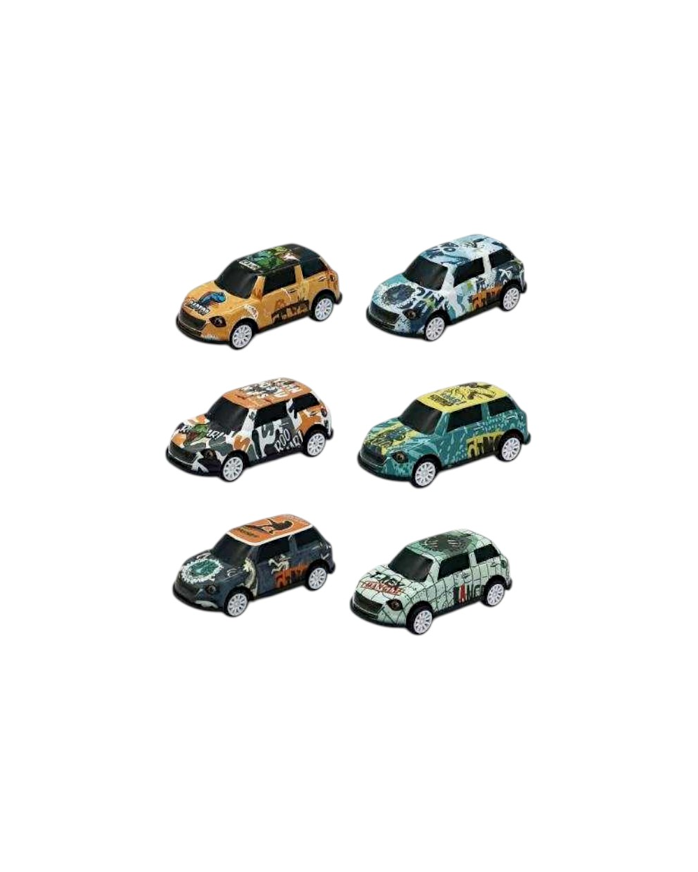 Σετ μεταλλικά αυτοκινητάκια - Pull Back - 6pcs - 562-27