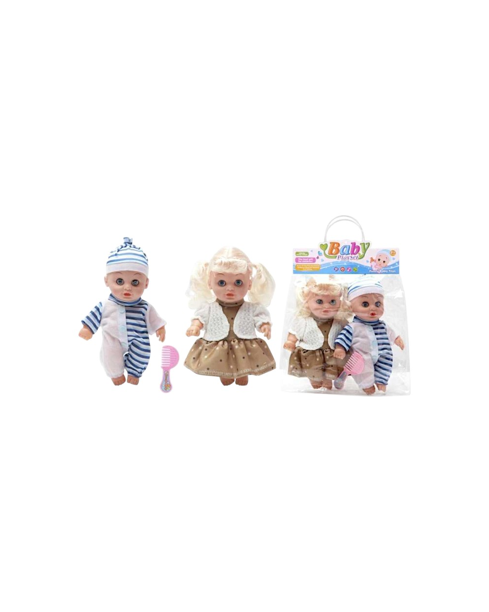 Σετ κούκλες mini με αξεσουάρ - 2pcs - 0812-2636
