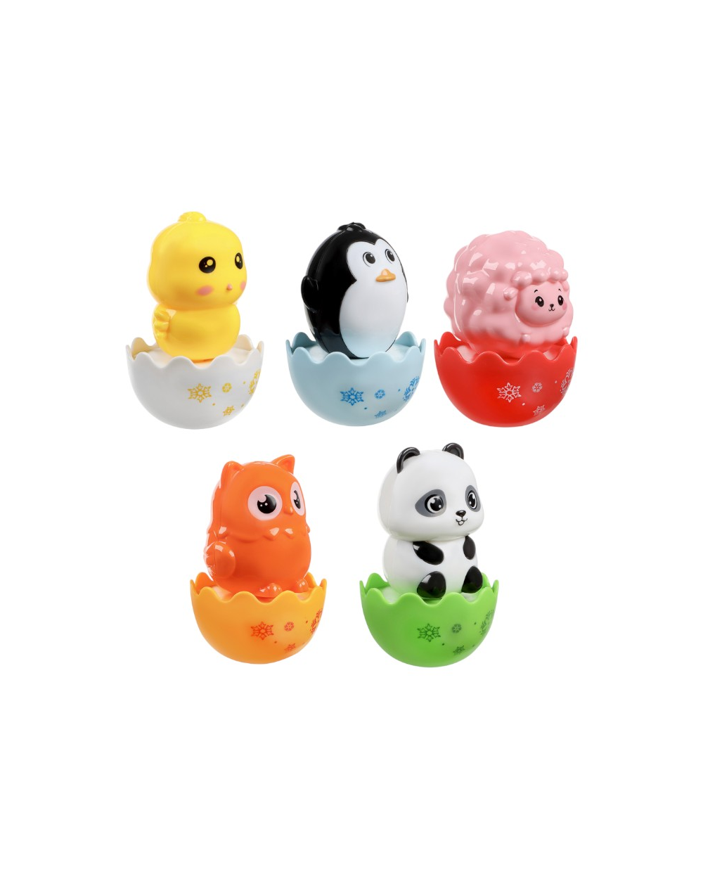 Σετ ζωάκια με βάση αυγό που δεν πέφτει - 657-53