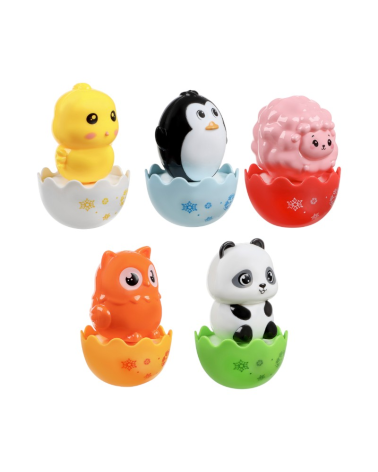 Σετ ζωάκια με βάση αυγό που δεν πέφτει - 657-53