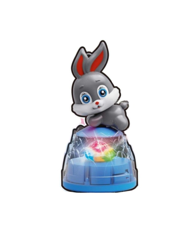 Περιστρεφόμενο παιχνίδι Rabbit με φωτισμό - 2203F