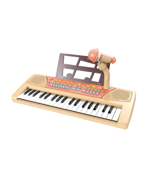 Παιδικό πιάνο με μικρόφωνο - 808-17 - 161267 - Beige