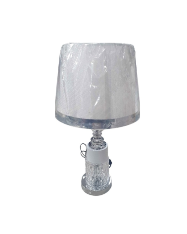 Επιτραπέζιο φωτιστικό - Πορτατίφ - 8219 - 113194 - Silver/White