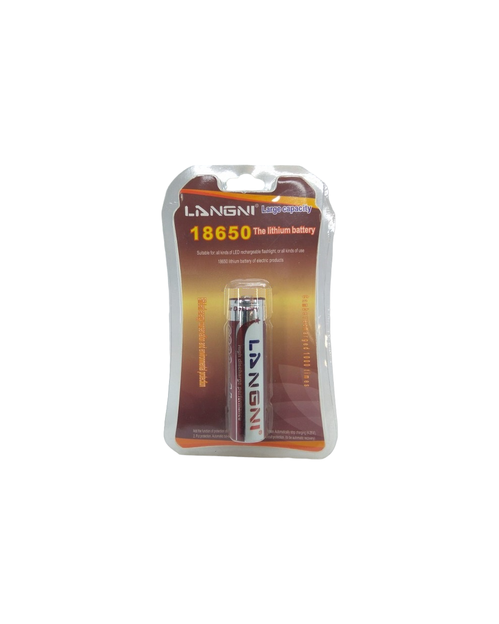 Επαναφορτιζόμενη μπαταρία Λιθίου - 18650 Li-ion - 4500mAh
