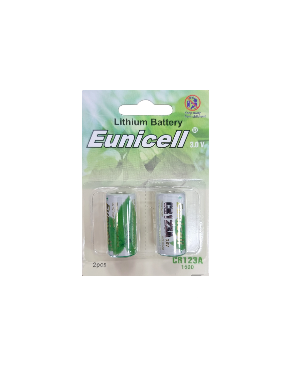 Μπαταρίες λιθίου - CR123A - 3V - 1300mah - 2pcs