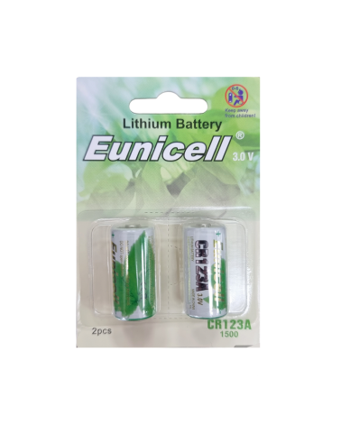 Μπαταρίες λιθίου - CR123A - 3V - 1300mah - 2pcs