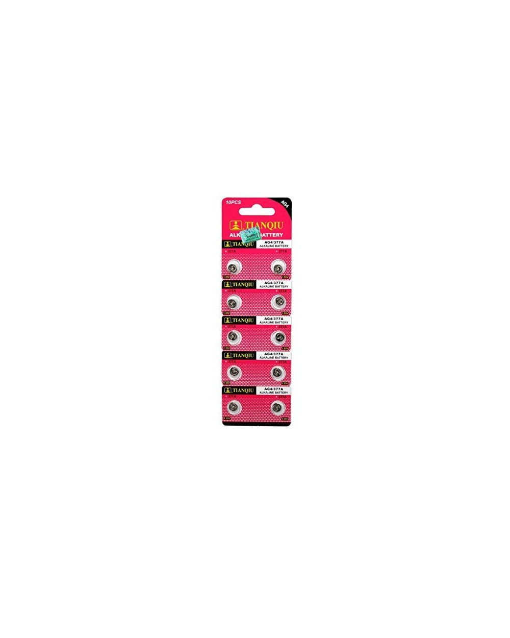 Αλκαλικές μπαταρίες - AG4/LR626H/377A - 1.5V - 10pcs
