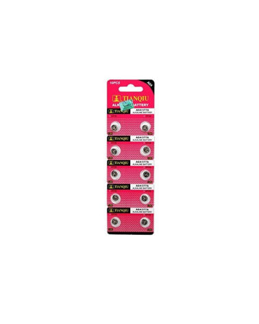 Αλκαλικές μπαταρίες - AG4/LR626H/377A - 1.5V - 10pcs