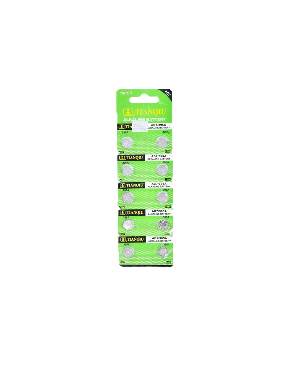 Αλκαλικές μπαταρίες - AG7/LR927H/395A - 1.5V - 10pcs