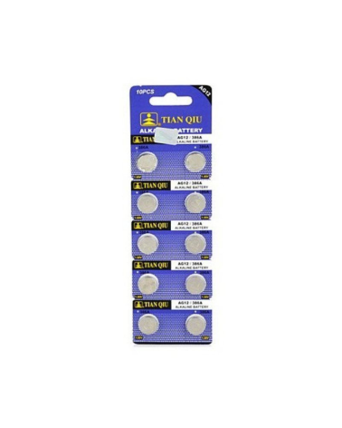 Αλκαλικές μπαταρίες - AG12/LR43H/386A – 1.5V - 10pcs