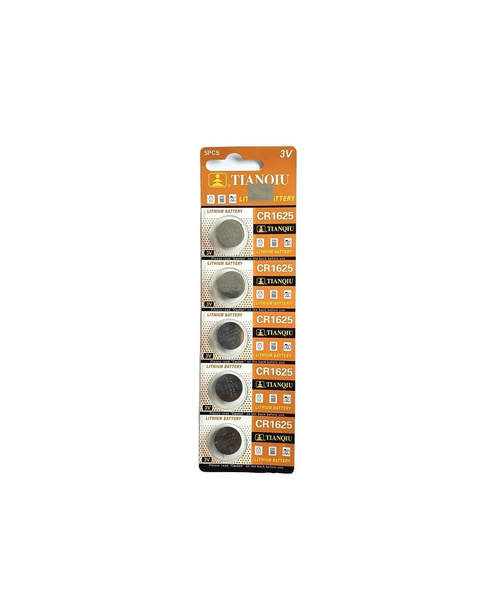Μπαταρίες Λιθίου - CR1625 - 3V - 5pcs