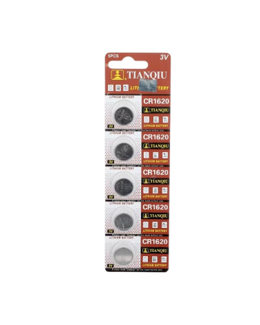 Μπαταρίες Λιθίου - CR1620 - 3V - 5pcs