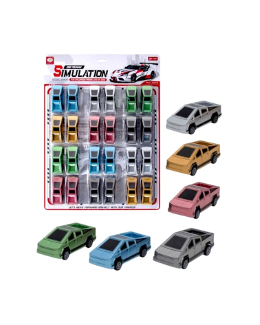 Σετ αυτοκινητάκια με Pull Back - 24pcs - 399-878B