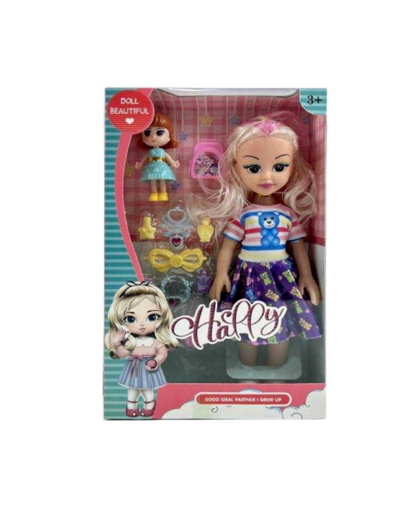 Σετ κούκλα με αξεσουάρ ομορφιάς - RX684C-310