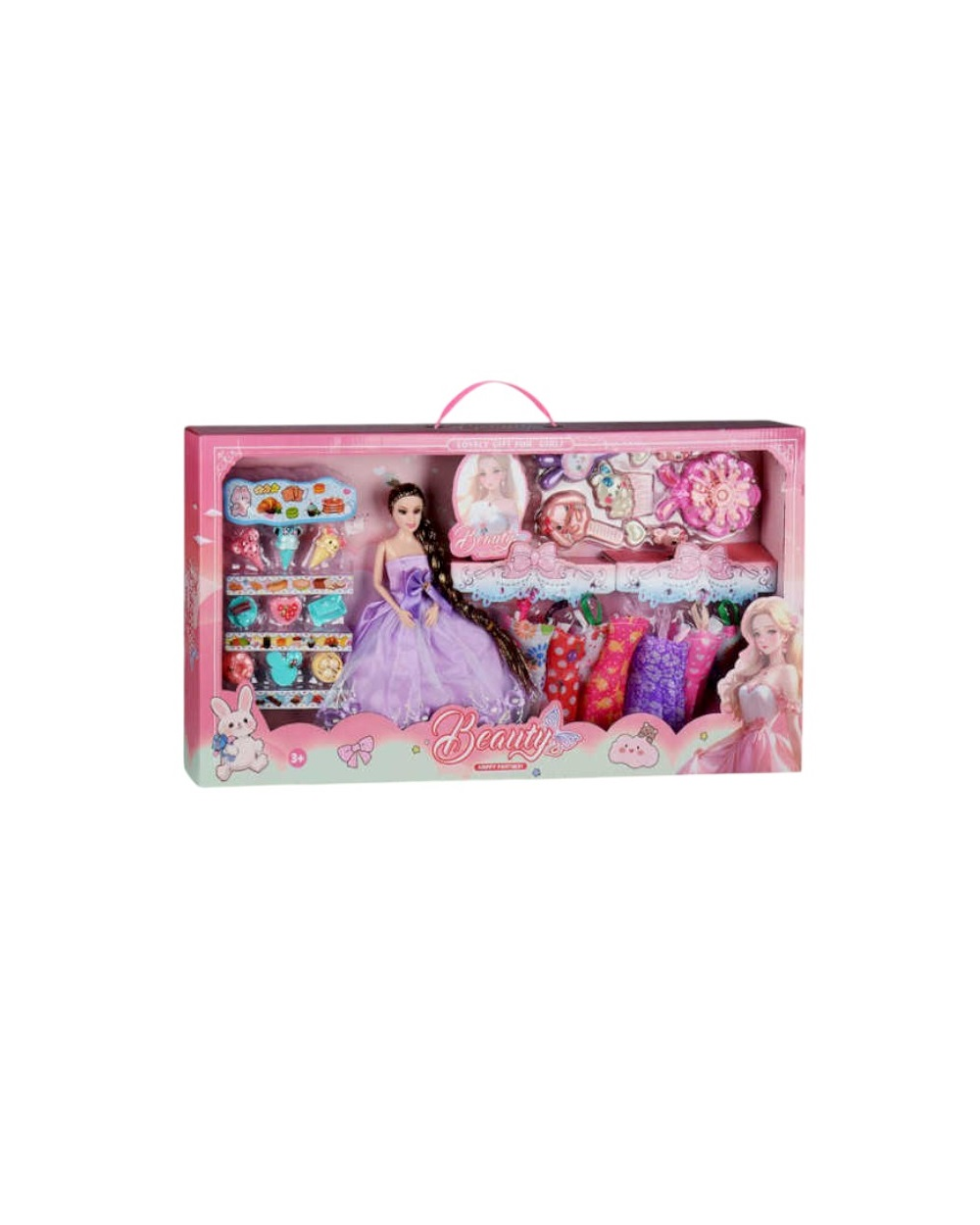 Κούκλα με αξεσουάρ ομορφιάς - MY3204B