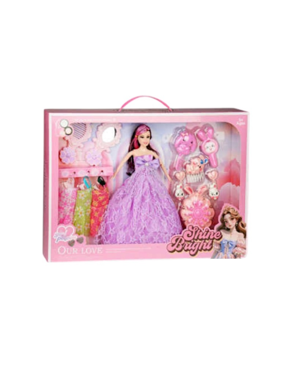Κούκλα με αξεσουάρ ομορφιάς - 2546B