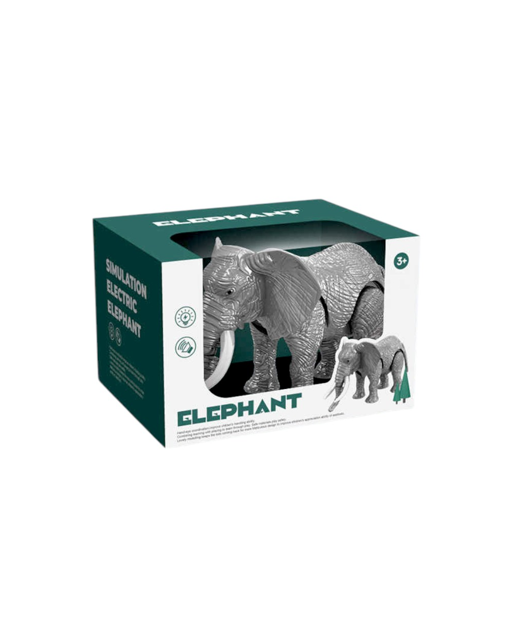 Ηλεκτρονικός Ελέφαντας με κίνηση - X222-22