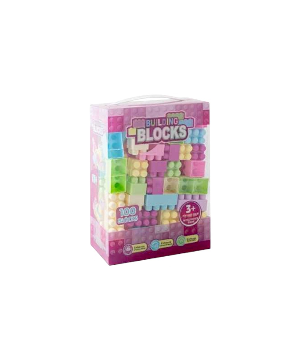 Σετ κατασκευών DIY με τουβλάκια - 553-83B - 100pcs