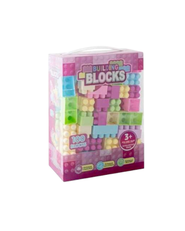 Σετ κατασκευών DIY με τουβλάκια - 553-83B - 100pcs