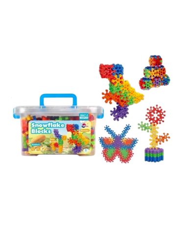 Σετ κατασκευών DIY με τουβλάκια νιφάδες - 150pcs - 8647-3