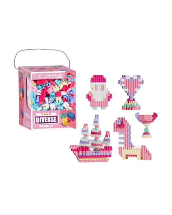 Σετ κατασκευών DIY με τουβλάκια - 560pcs - 8642-9