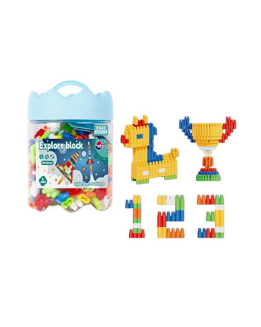 Σετ κατασκευών DIY με τουβλάκια - 320pcs - 8645