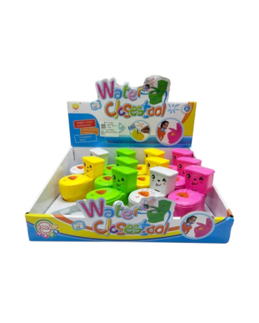 Παιχνίδι τουαλέτα mini που εκτοξεύει νερό - Σετ 12pcs - R1406A