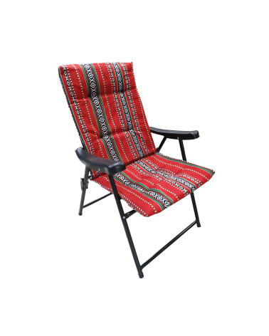 Πτυσσόμενη καρέκλα camping - 1297-50 - 100014 - Red