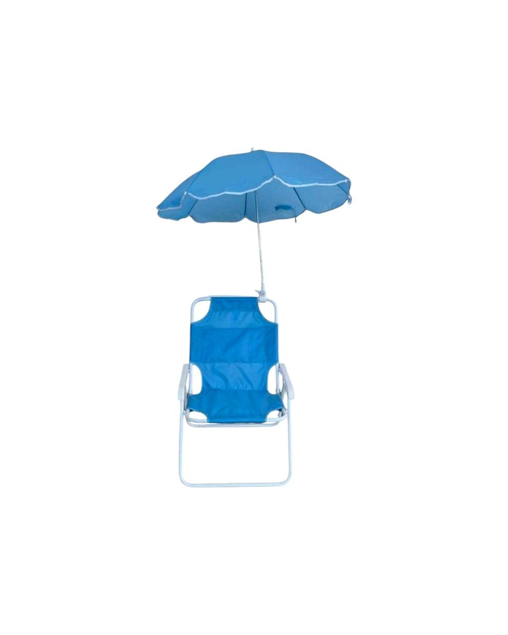 Παιδική πτυσσόμενη καρέκλα camping με ομπρέλα - 1047 - 241712 - Blue