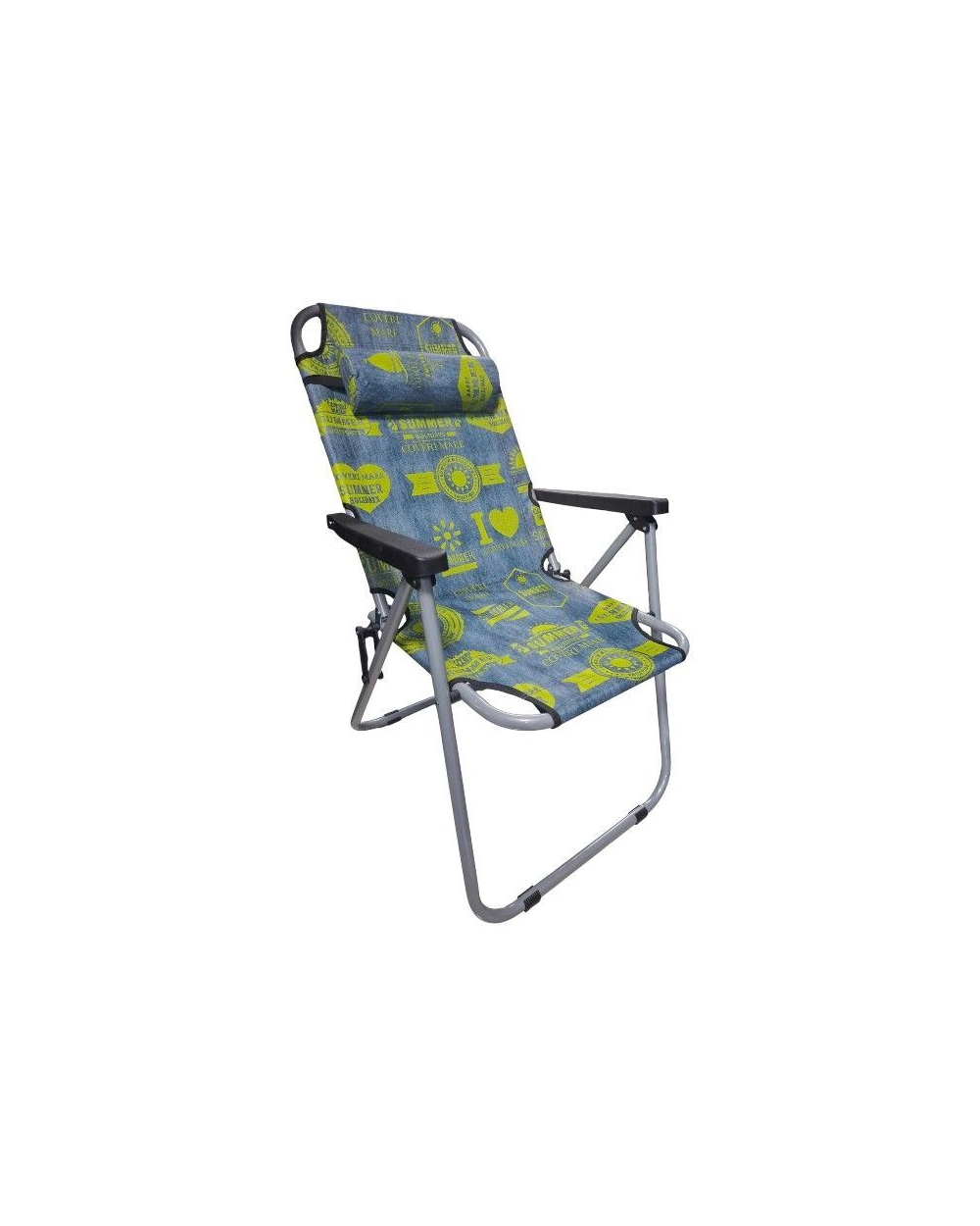 Πτυσσόμενη καρέκλα camping - 1680NZ - 241804 - Blue/Green