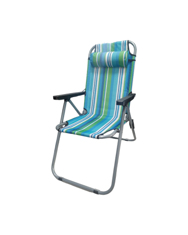 Πτυσσόμενη καρέκλα camping - 1608 - 270874 - Blue/Green