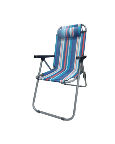 Πτυσσόμενη καρέκλα camping - 1608 - 270874 - Blue/Red