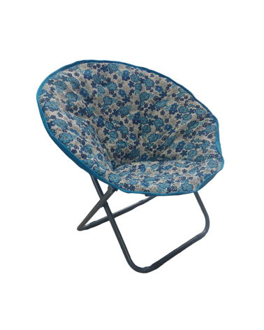 Πτυσσόμενη πολυθρόνα κήπου - 1320L - 270898 - Light Blue Flowers