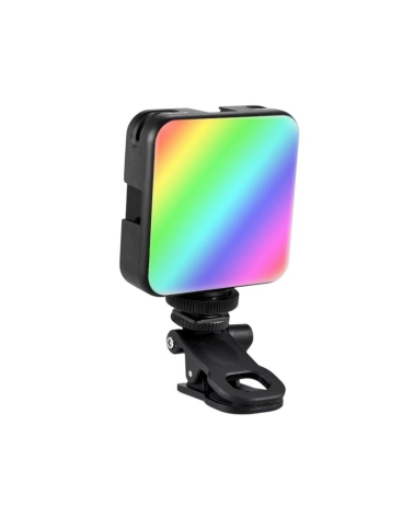 Επαναφορτιζόμενος φακός κάμερας LED - Multicolor - D12S