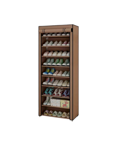 Υφασμάτινη ντουλάπα 9 ραφιών - XG10-9 - 521735 - Brown