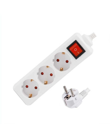 Πολύπριζο 3 θέσεων με διακόπτη - Σούκο - ST-GB03S - 5m
