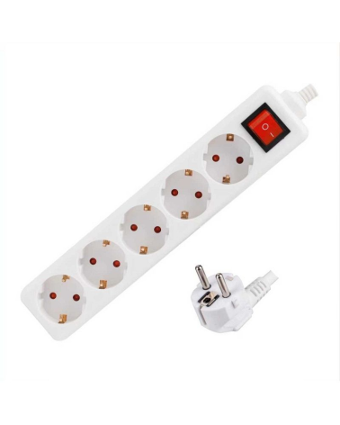 Πολύπριζο 5 θέσεων Σούκο με διακόπτη - ST-NGB05S - 3m