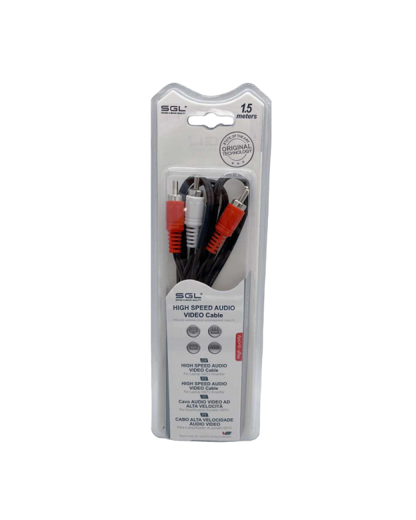 Καλώδιο σήματος RCA - 404 - 2xRCA male/2xRCA male - 1.5m