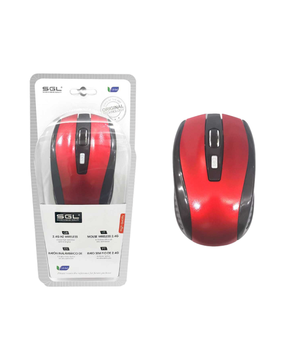Ασύρματο ποντίκι Η/Υ - K017 - 099125 - Red