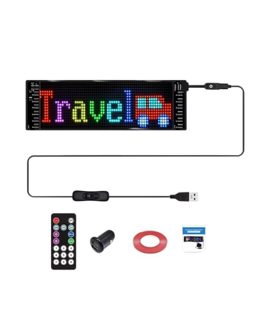 Διαφημιστική εύκαμπτη πινακίδα οχημάτων LED με τηλεχειριστήριο - 1122110A/04316