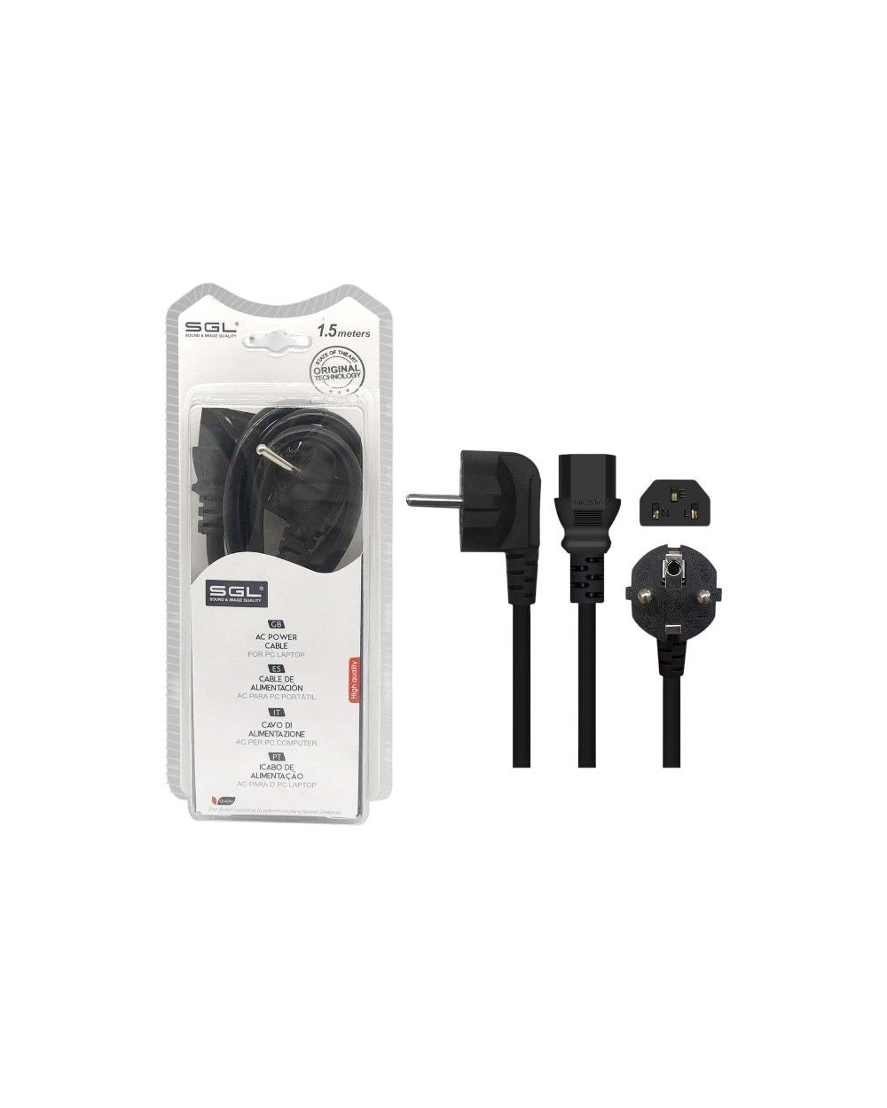 Καλώδιο τροφοδοσίας AC - Power Cable - 1.5m - 0011A