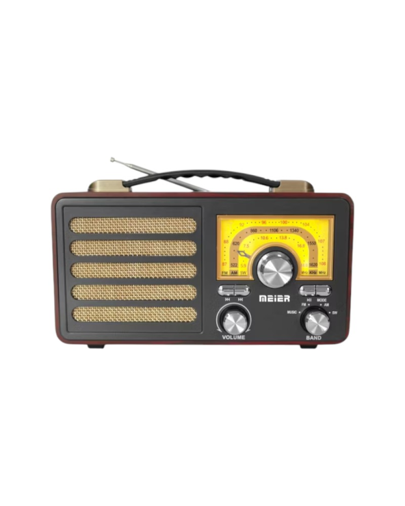 Επαναφορτιζόμενο ραδιόφωνο Retro - M1912-BT - 119125 - Grey