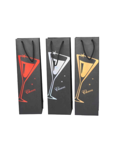 Σετ σακούλες δώρου ποτού - 12pcs - JD009