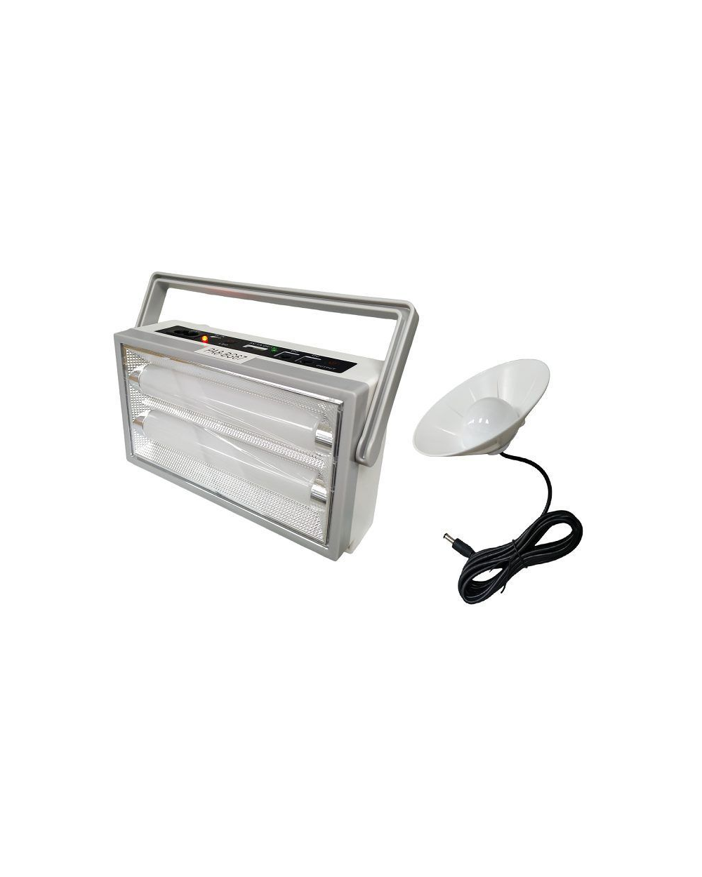 Επαναφορτιζόμενος προβολέας LED με ηλιακό πάνελ - 7728-2