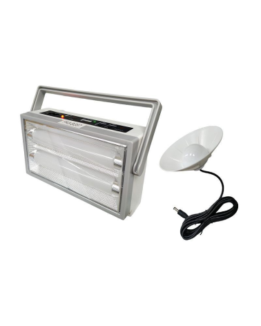 Επαναφορτιζόμενος προβολέας LED με ηλιακό πάνελ - 7728-2