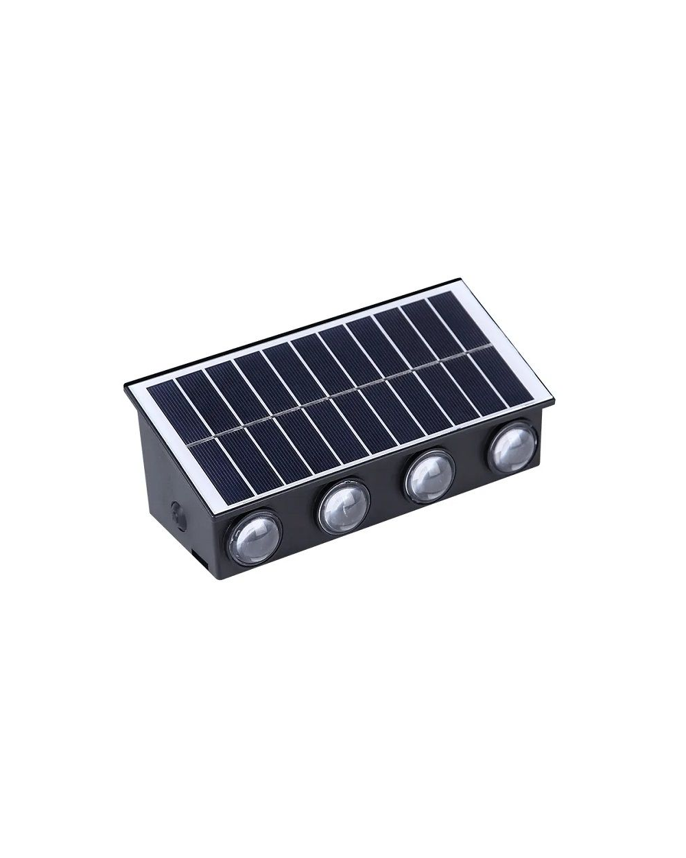 Ηλιακό φωτιστικό τοίχου LED - RGB - 8lamps